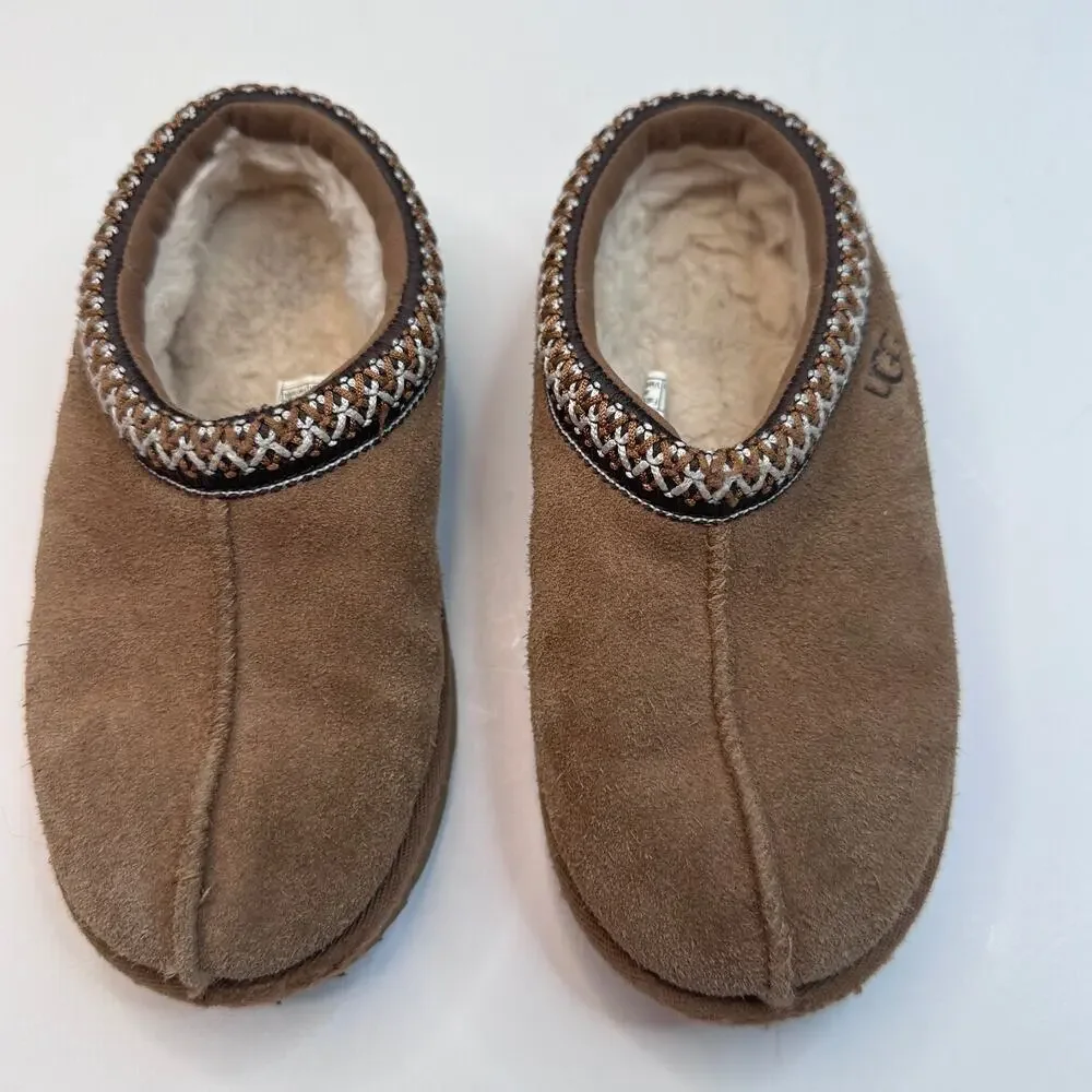 UGG Tasman Brown Slip Ons